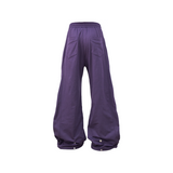 RELABEL (Split Dream) Multi-Zip Reversible Patchwork Adjustable Multi-Style Wear Cut-Out Four-Zip Patchwork Sweatpants