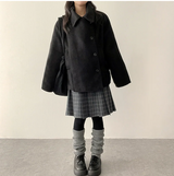 Pony Thick Belt Double High Neck Coat
