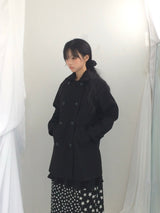Raglan A-line coat
