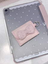 bling ribbon card wallet