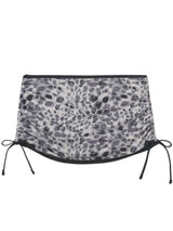 REVERSIBLE MINI SKIRT (NOIR BLACK/LEOPARD)