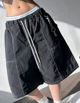 Bati Nylon Stitch Keyring Point Short Bermuda Shorts 3 Colors