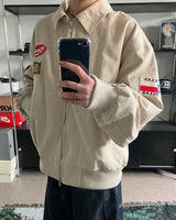 [Free Shipping] ST パッチ ブルゾン ジャケット (2C)