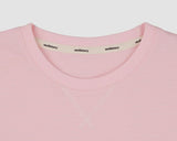 ソフトストライプTシャツ (ライトバイオレット)