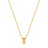 [Worn by Nichkhun, Umji, Seo Eun-kwang] Smooth Twist Pendant 925 Silver Necklace N038-03G