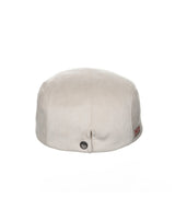 8287 Limitedition Suede Newsboy Cap (Ivory)