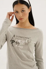 Marlene tee - gray