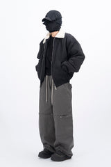 Marvel Curve Line Collar Mink Jacket