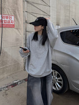 triple appliqué sweatshirt