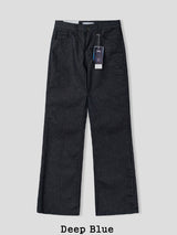 Chase Herringbone Wide Denim Pants