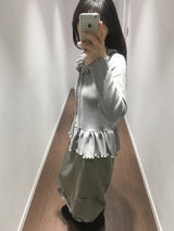 Mohave Frill Knit Cardigan (2 Colors)
