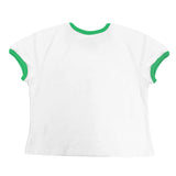 ラッキーソウルクロップTシャツ White
