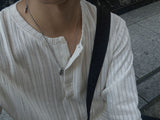 ASCLO Henry Neck Knit Rong T (4color)