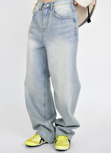 (UNISEX)ソフトデニムパンツ