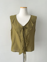 Ollie Frill Sleeveless Blouse