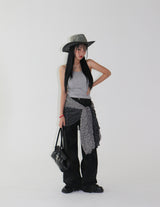 5 colors Basic Double-Sided String Sleeveless