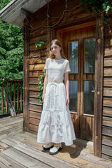 レースジャガードTシャツ