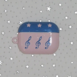 ミュージックピンクソラグロスAirPodsケース