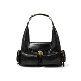 “CORDOVAN” Horn  Biker Bag