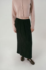 Basic round cardigan_pink