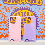 【MADE】カードポケットグロッシーハードフォーンケース( 2 pastel colors)