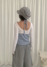 COTTON SHIRRING CAP