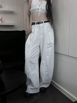 cut-line volume-up wide pants