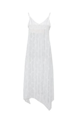 A RIBBON LAYERED ONE-PIECE / WHITE