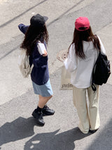 サマーツーウェイパンツ、クリームベージュ
