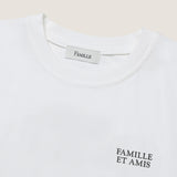 BACK WATER SLOGAN PRINT T-SHIRT (WHITE)