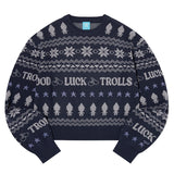 TROLLS JACQUARD ニット - NAVY