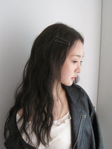 [2 pack] リットボディーヘアピン (グリッターブラック)