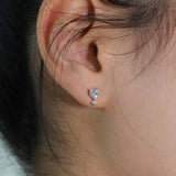 Cube Heart Earrring