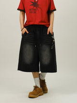 WN Side Snap Bermuda Banding Pants