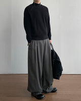 Foen Wool Stripe Slacks