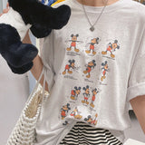 スポーツミッキーボクシーフィットショートスリーブTシャツ