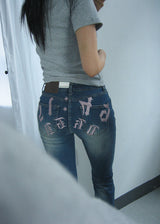 NEEDLEPOINT BOOTSCUT DENIM