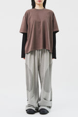 Steam Pigment Wide Pants (4color)