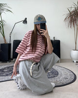 Aaron Multi-Stripe Collar Tee