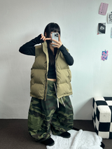 オーバービッグカーゴミリタリーバルーンパンツ🖤💚2カラー