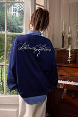 ボウタイレイヤード長袖Tシャツ
