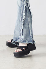 Nerine Suede Block Heel Sandals