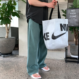 ワンダーラントピグメントウォッシュ加工カラーバンディングワイドパンツ