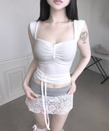 romy shirring top (3colors)