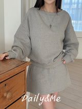 sweatshirt skirt set