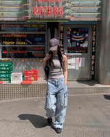 (Unisex) モンスターカーゴデニムパンツ