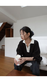 POT fringe half knit (2C)
