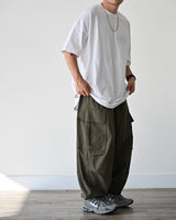 SIO WIDE CARGO PANTS KHK 