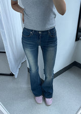 NEEDLEPOINT BOOTSCUT DENIM