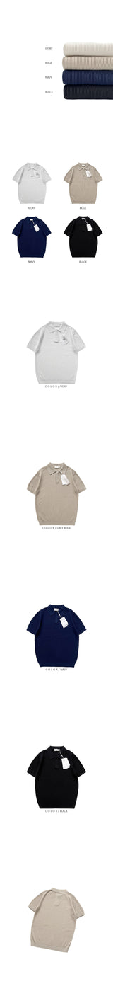 [S/S] Hidden linen kara half knit(4color)